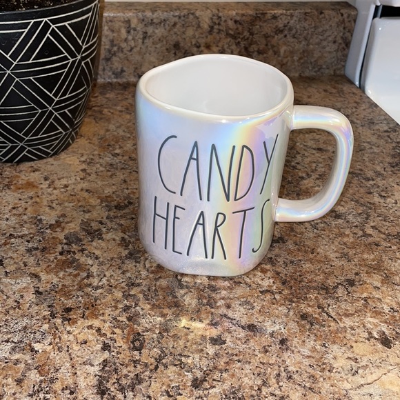 Rae Dunn iridescent Candy Hearts Mug - Picture 2 of 3